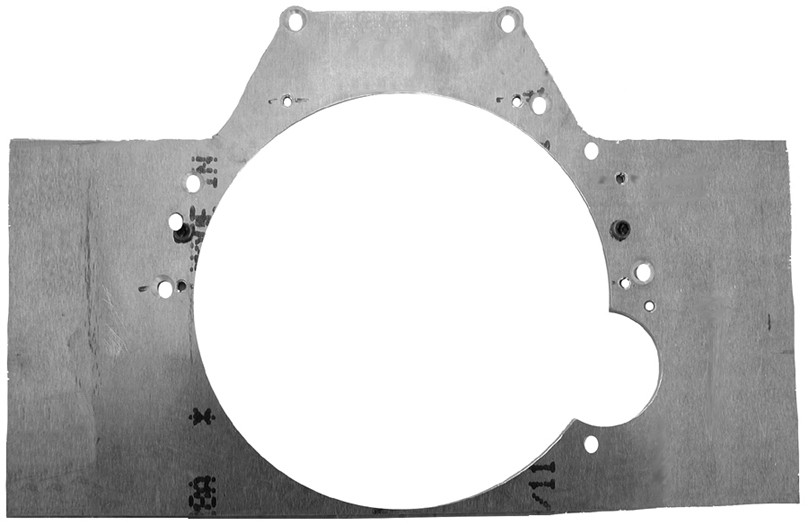 Rear Mid Plate 429-460 Ford to Powerglide, 3/8" Thick